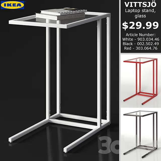 IKEA VITTSJO Laptop stand 3D Model