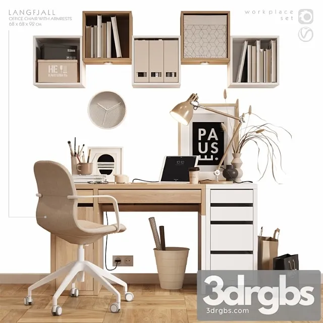 Ikea w o r k z o n e 2 3D Model Download