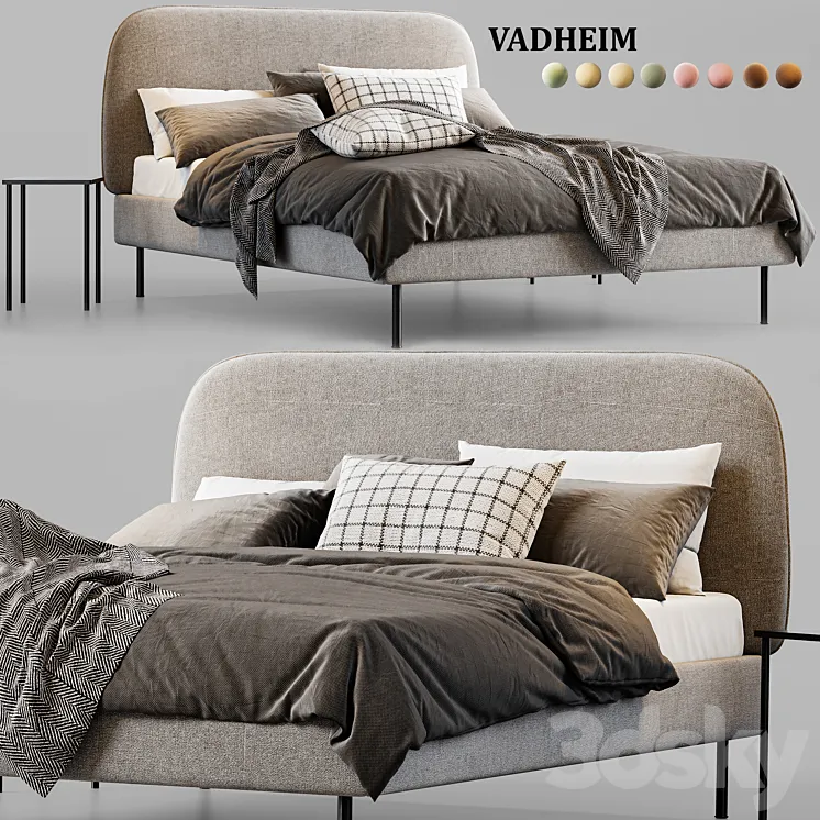 Ikea Wadheim Bed 3D Model Free Download