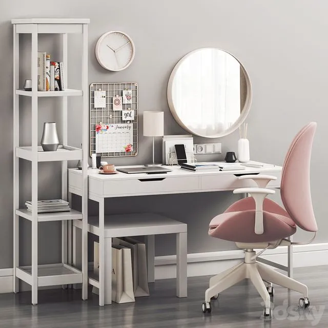 IKEA Women’s dressing table and workplace 3D Model