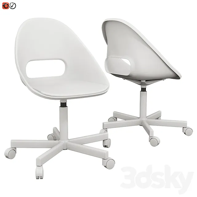 IKEA work chair LOBERGET _ BLISKER 3DModel IKEA work chair LOBERGET _ BLISKER 3DModel