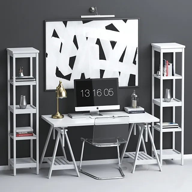 IKEA workplace set 3DModel