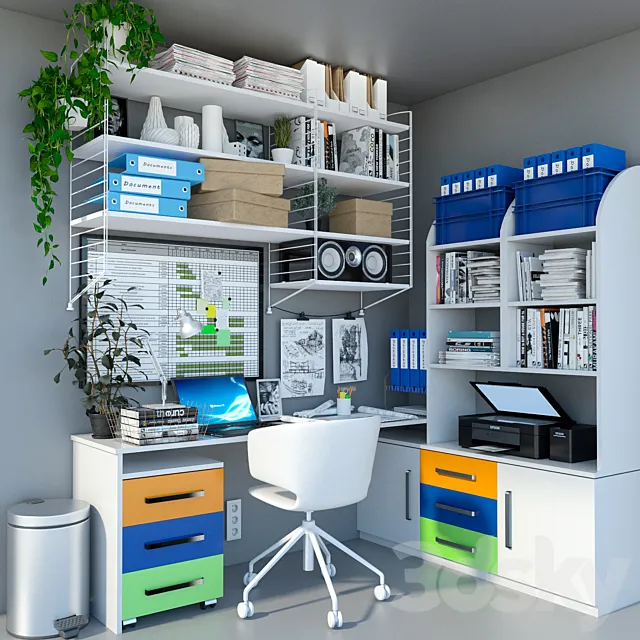 IKEA Workplace Workspace 3DModel