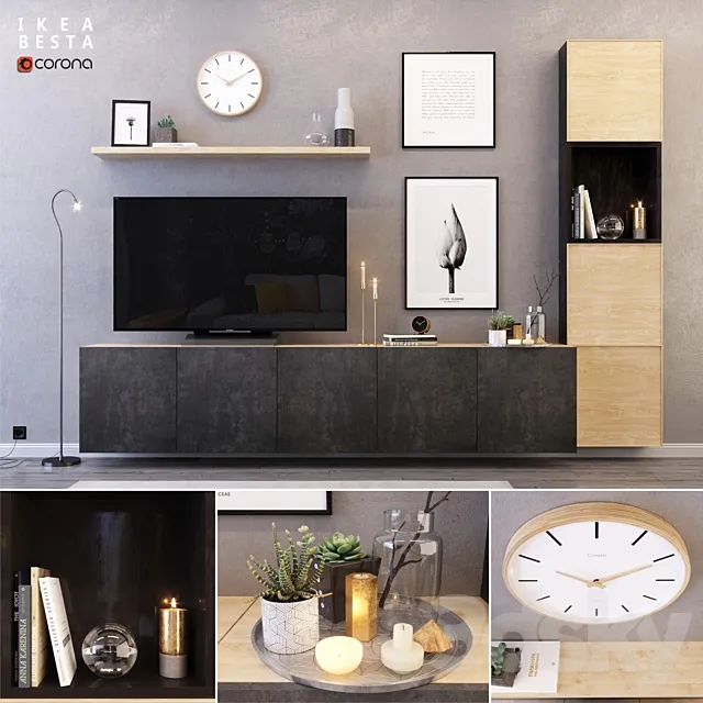 IKEA_BESTA_set_2 3DModel IKEA_BESTA_set_2 3DModel
