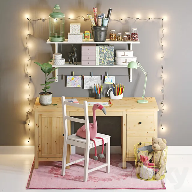 IKEA_HEMNES_IVAR _ IKEA_HEMNES_IVAR 3D Model