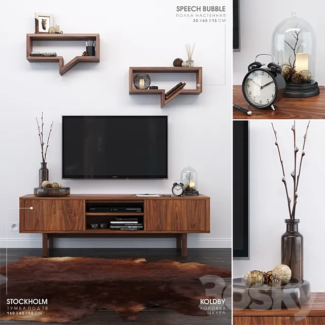 IKEA_Stockholm_TV_cabinet 3DModel IKEA_Stockholm_TV_cabinet 3DModel