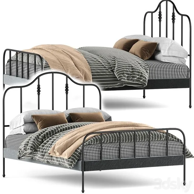 Ikes Sagstua Bed 3D Model Ikes Sagstua Bed 3D Model