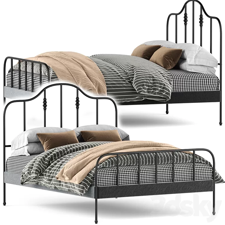 Ikes Sagstua Bed 3D Model