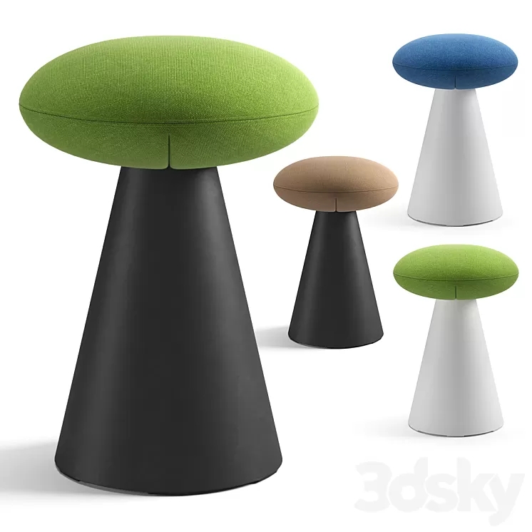 Ikon 862 Italian Low Chair 3D Model Ikon 862 Italian Low Chair 3D Model