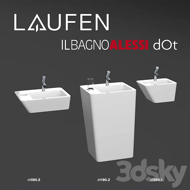 IL BAGNO ALESSI DOT 3DModel IL BAGNO ALESSI DOT 3DModel