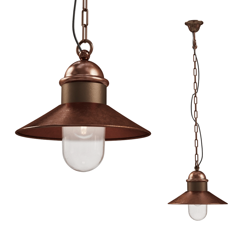 Il Fanale – Pendant lamp Borgo 244.08.ORB 3D Model
