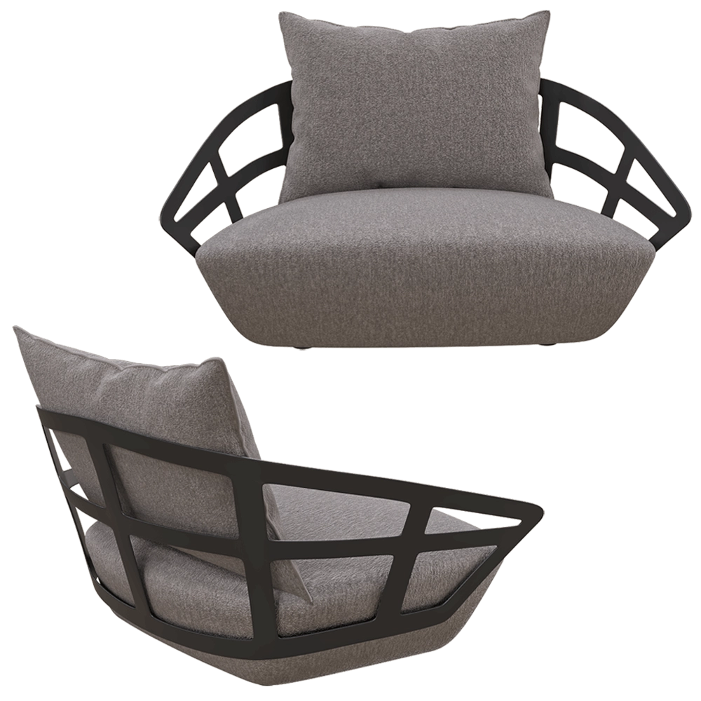 IL Loft – Armchair Flame 3D Model IL Loft – Armchair Flame 3D Model