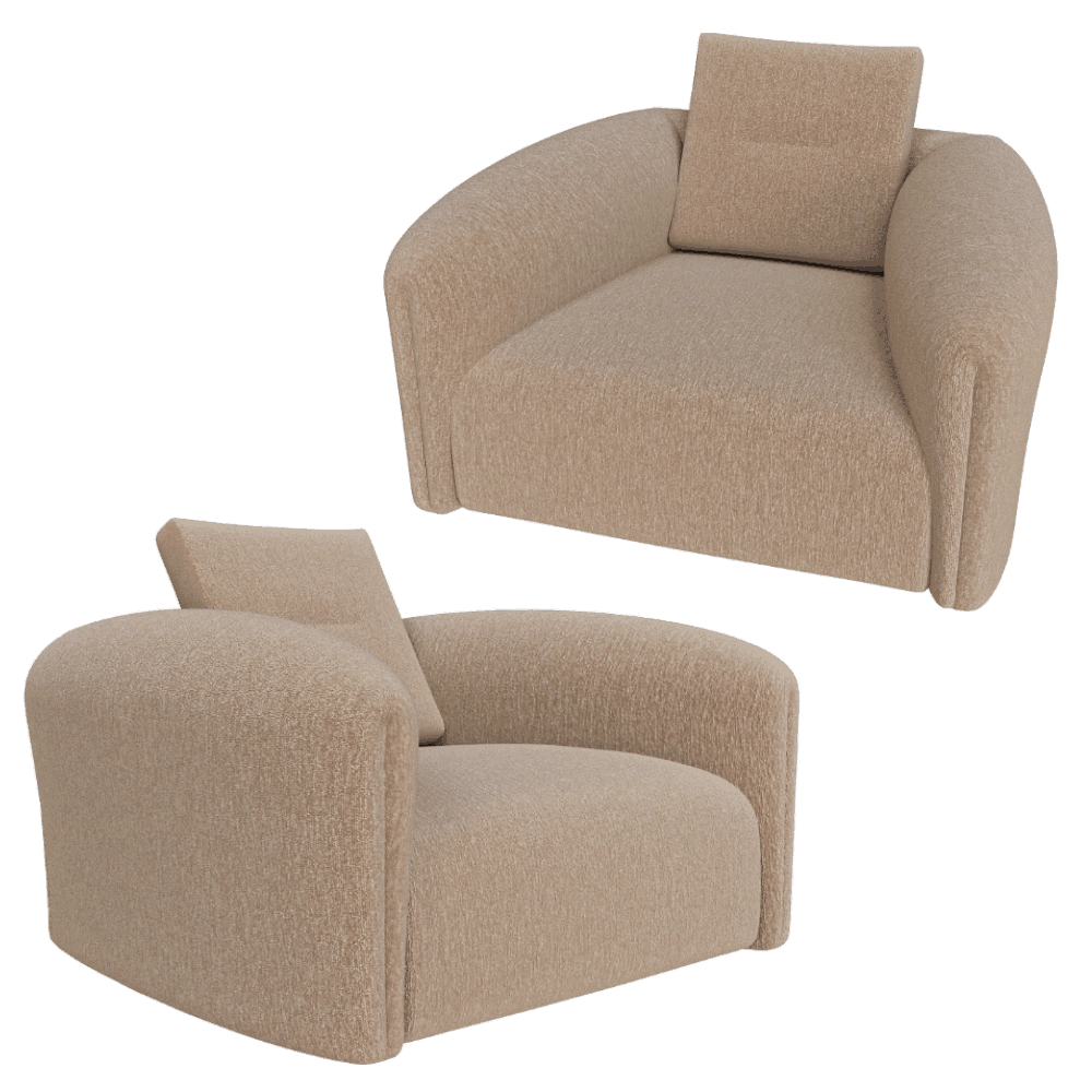 IL Loft  – Armchair Quentin Poltrona 3D Model