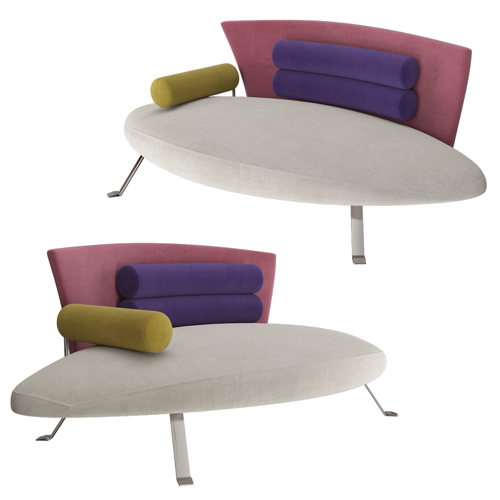 IL Loft – Asymmetric sofa Club 3D Model IL Loft – Asymmetric sofa Club 3D Model