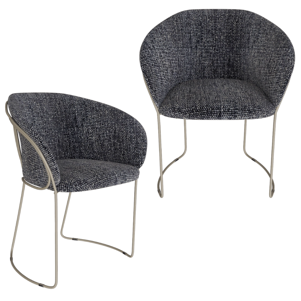 IL Loft – Chair Zeromoon Padded ZER01 3D Model IL Loft – Chair Zeromoon Padded ZER01 3D Model