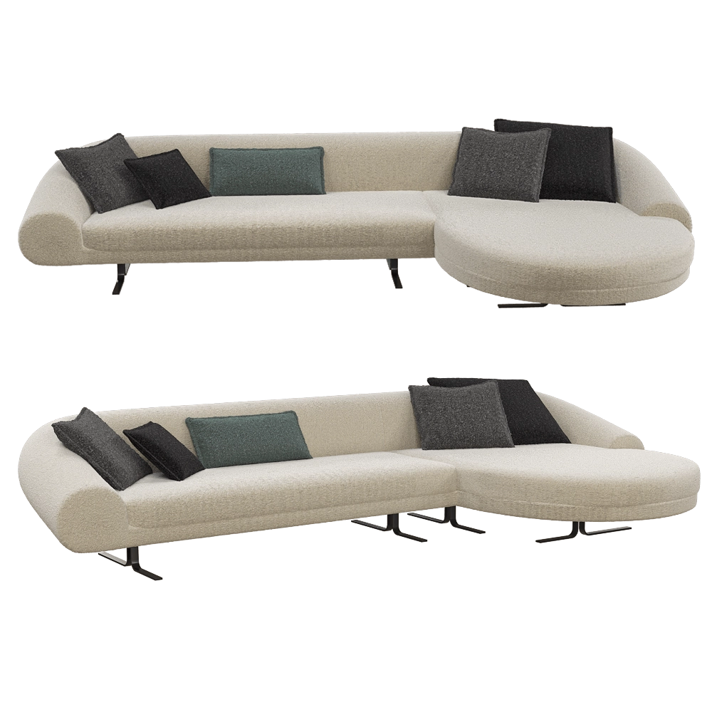 IL Loft – Sofa Airstrike chaise lounge 3D Model IL Loft – Sofa Airstrike chaise lounge 3D Model