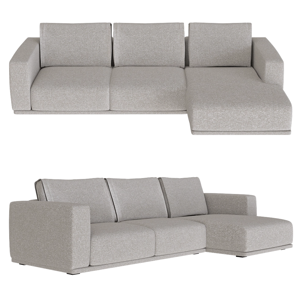 IL Loft – Sofa Met angolare MET 68 3D Model IL Loft – Sofa Met angolare MET 68 3D Model