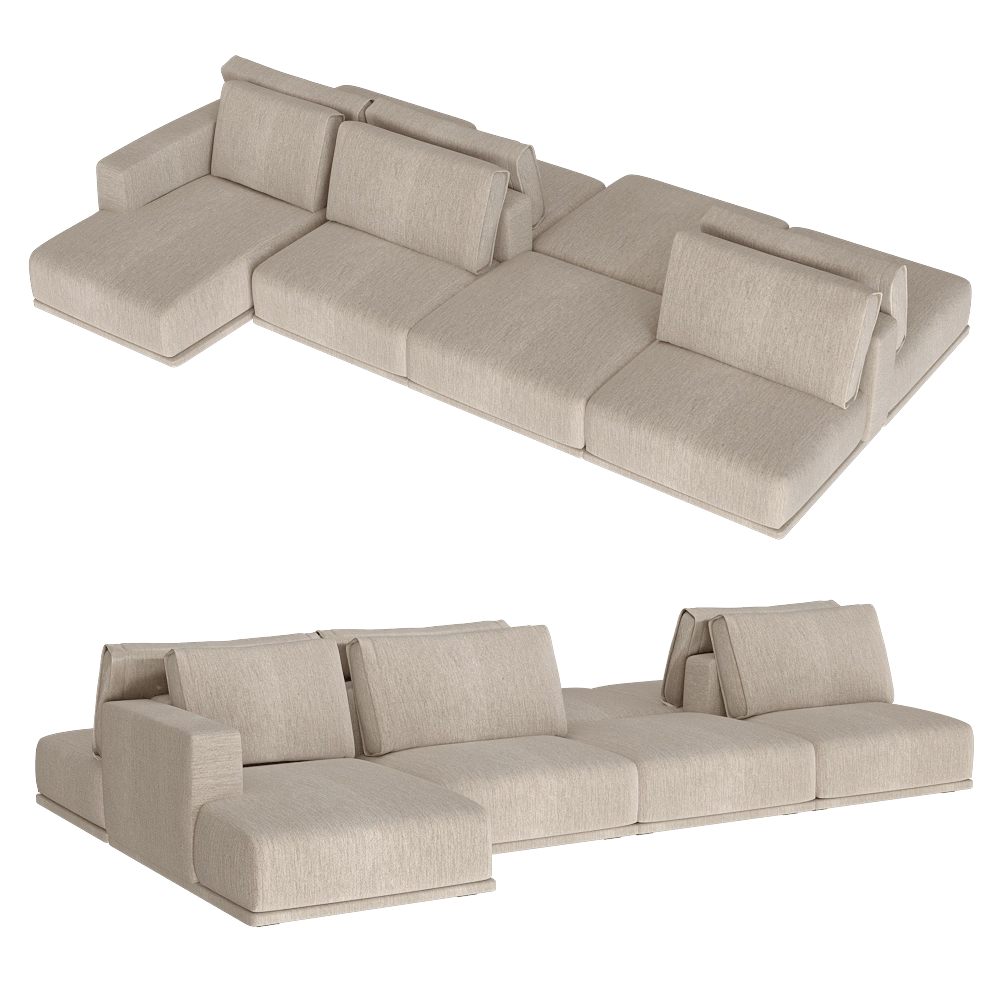 IL Loft – Sofa Met bifacciale MET 85 3D Model IL Loft – Sofa Met bifacciale MET 85 3D Model