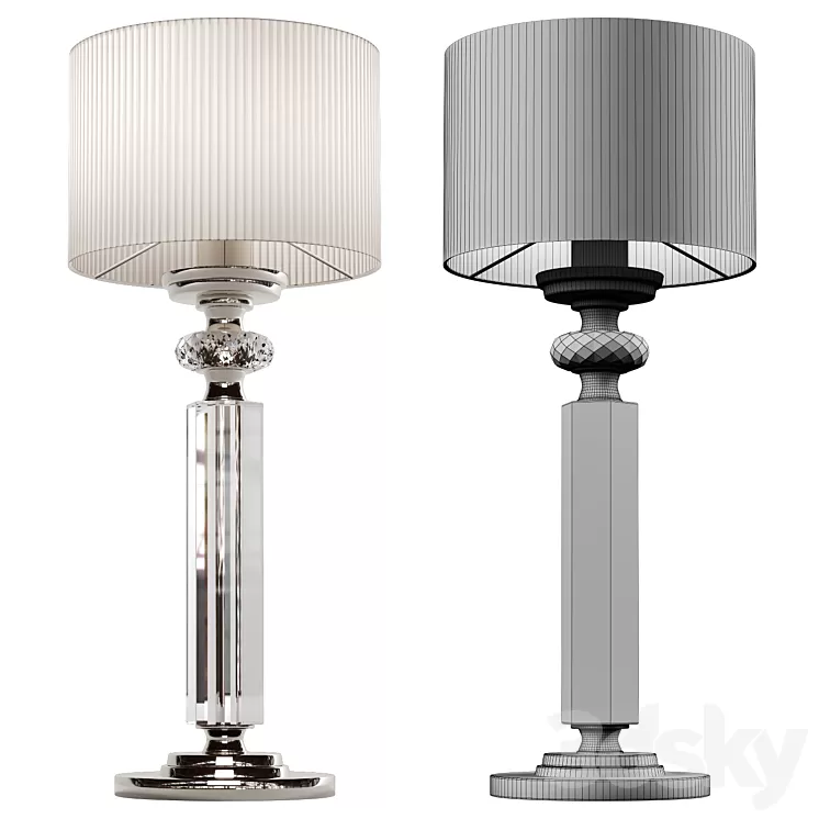 iLamp Alexa T2404-1 Nickel 3D Model