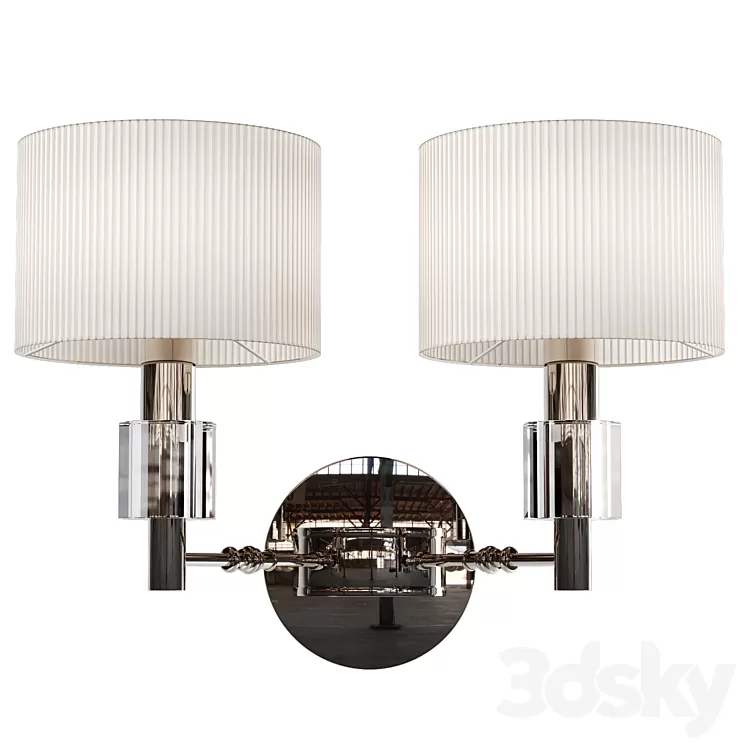 iLamp Alexa W2404-2 Nickel 3D Model iLamp Alexa W2404-2 Nickel 3D Model