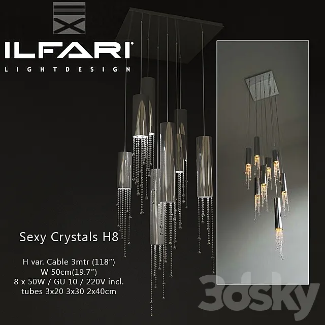 Ilfari _ Sexy Crystals H8 3DModel Ilfari _ Sexy Crystals H8 3DModel