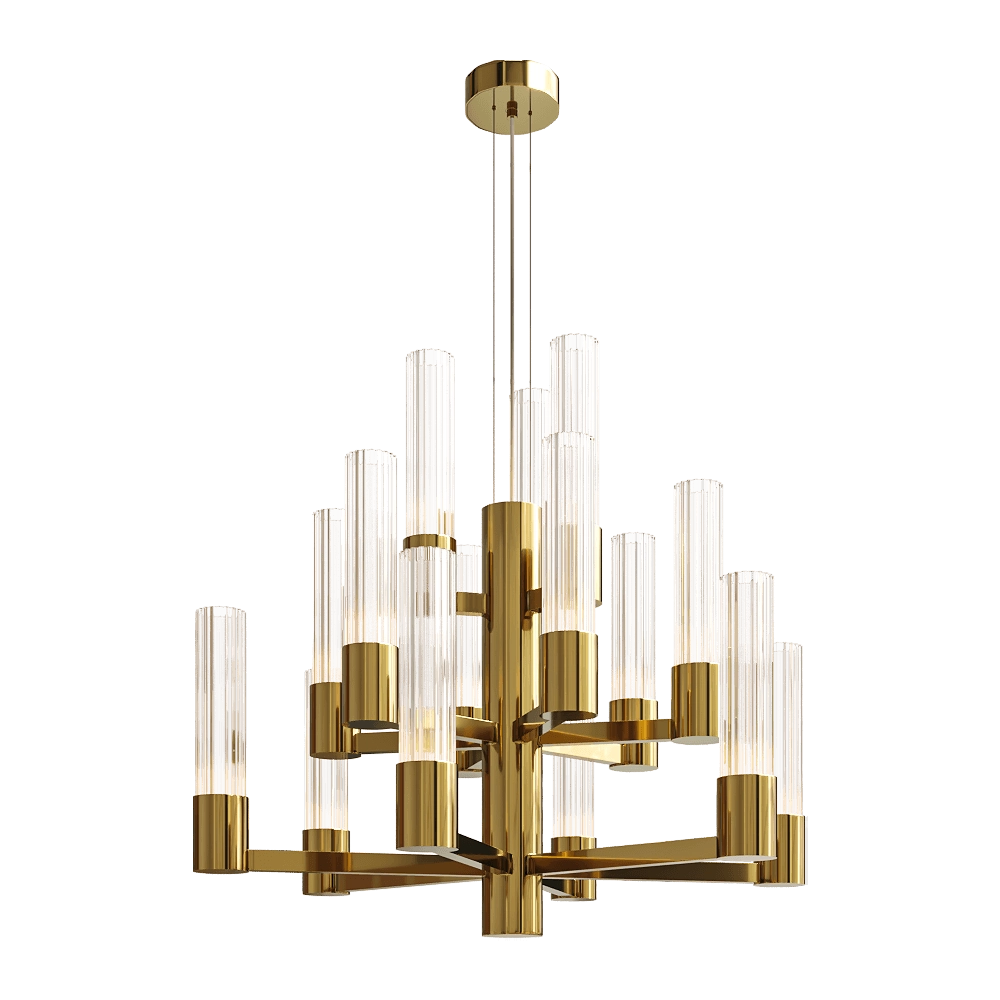 ILFARI – Chandelier Infinity 15+1 3D Model