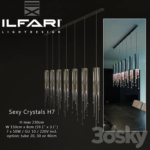 Ilfari – Sexy Crystals H7 3DModel Ilfari – Sexy Crystals H7 3DModel