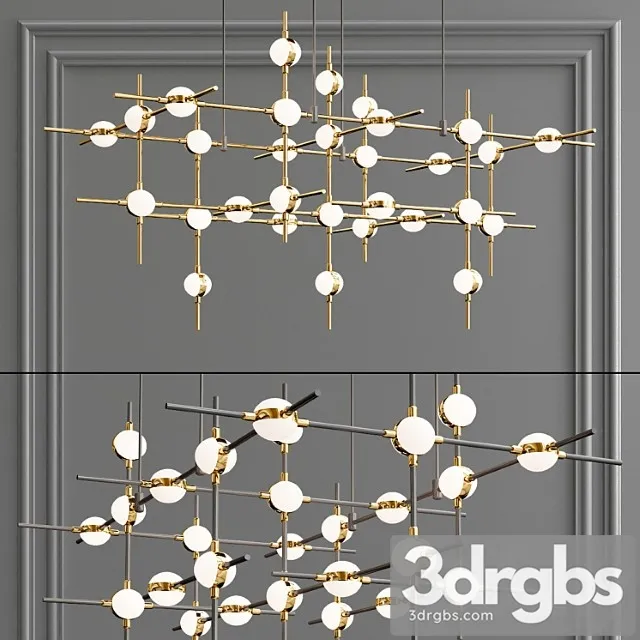 Illuminati Molecular 30 Black Gold 3D Model Download