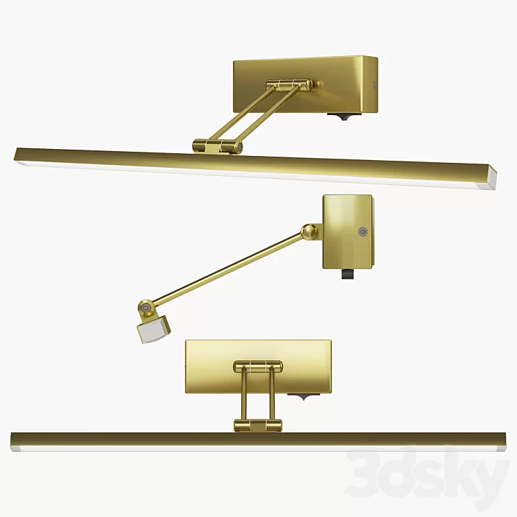 Illumination for paintings Odeon Light Sarta 4615 / 16WL 3D Model Illumination for paintings Odeon Light Sarta 4615 / 16WL 3D Model