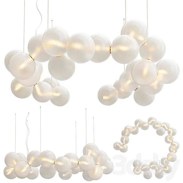 Illuminations chandelier babble 3DModel