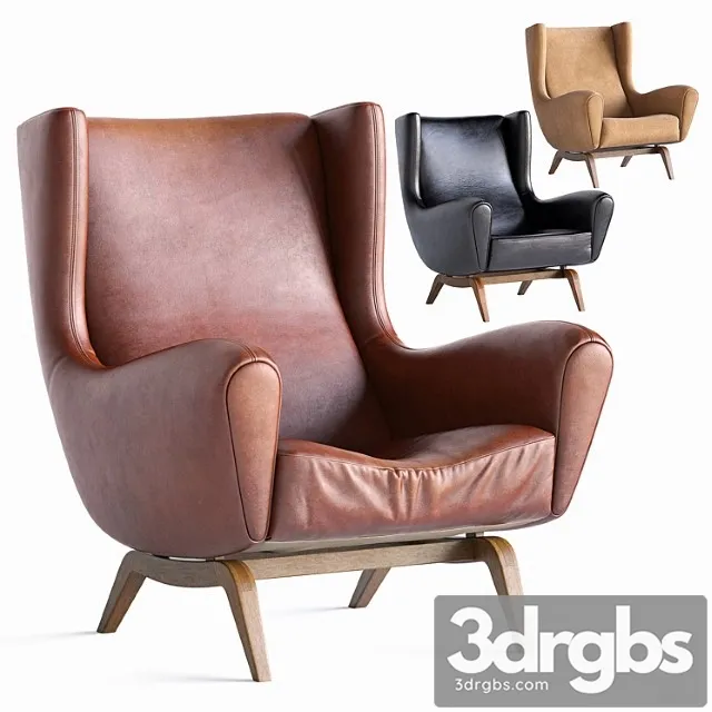 Illumwikkelso Loungechair (set of 3) 3D Model Download