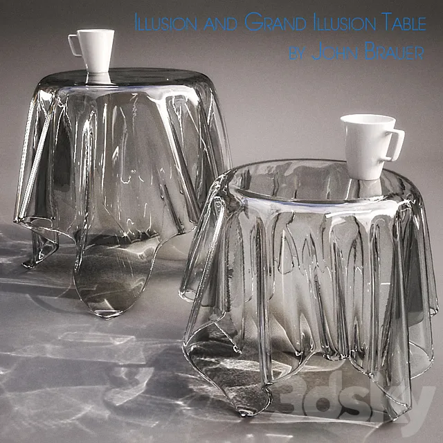 Illusion Table by John Brauer 3D Model