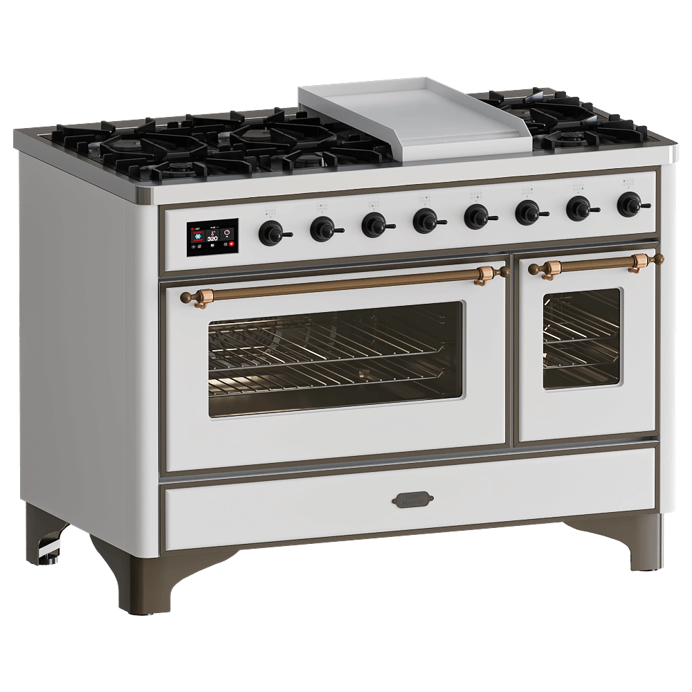 ILVE  – Double oven range cooker 120 cm TFT 3D Model