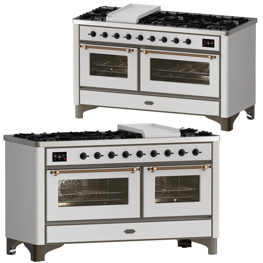 ILVE  – Kitchen with double electric oven M15FDNS3 3D Model