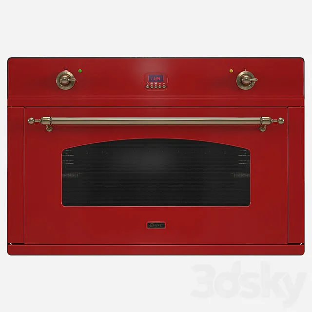 Ilve Nostalgie 900 CMP Kitchen Oven 3D Model