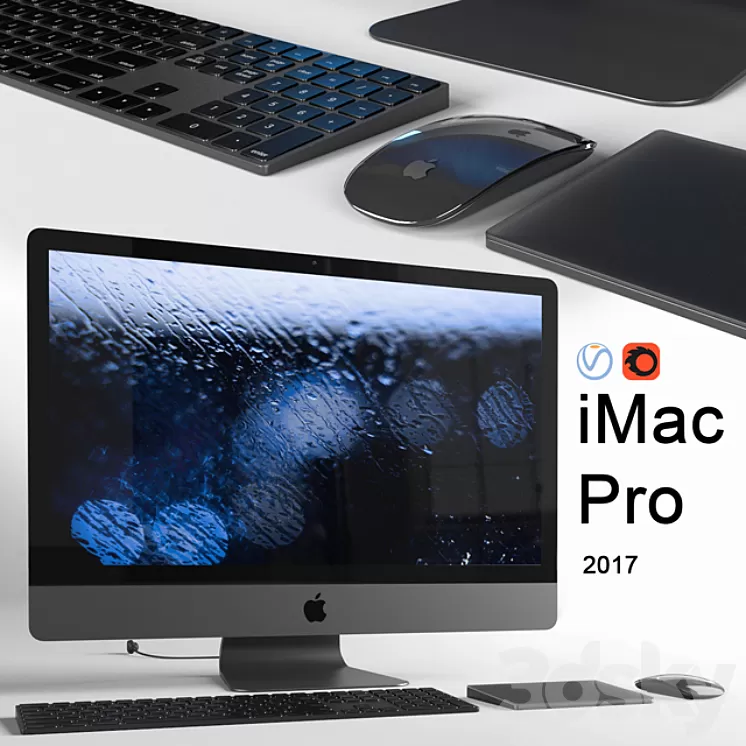 iMac Pro – 2017 3D Model