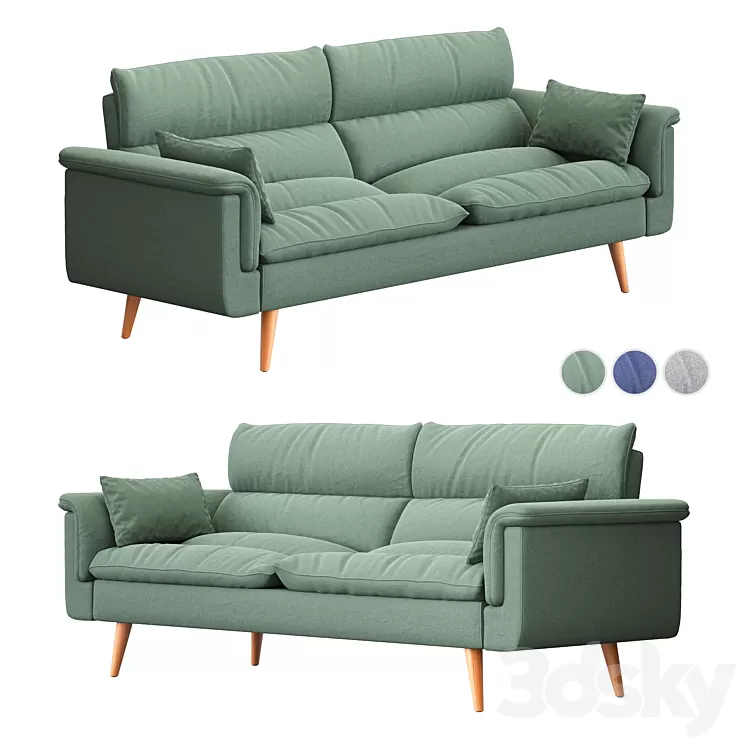 Imodern Harmony Sofa 3D Model Imodern Harmony Sofa 3D Model