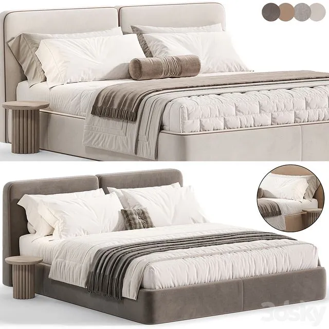 Imole Bed by One Home 3D Model