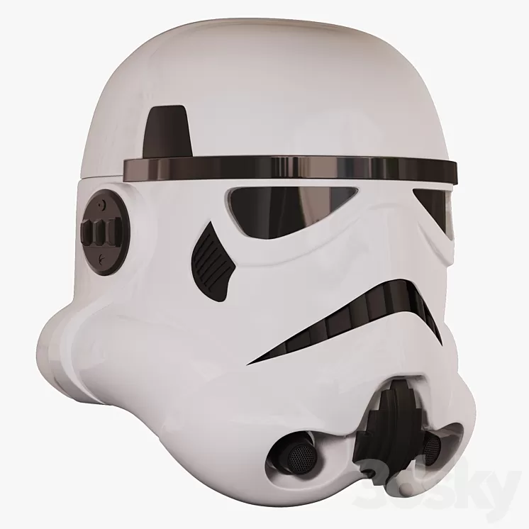 Imperial attack aircraft helmet (Star Wars) 3D Model