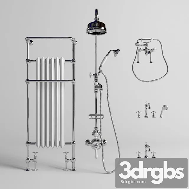 Imperial Bath Set 3D Model Download