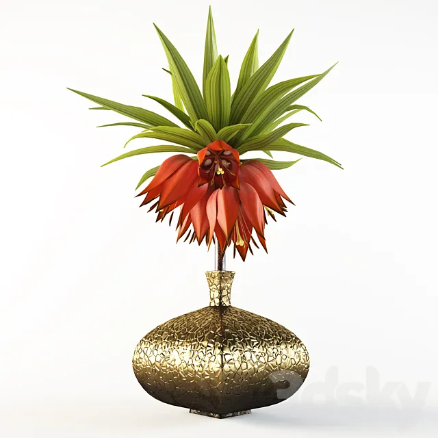 Imperial Fritillaria 3D Model Imperial Fritillaria 3D Model
