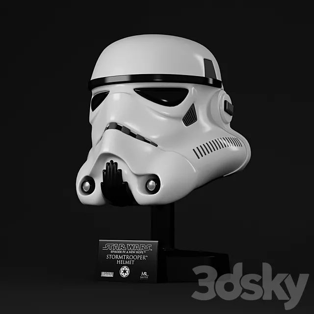 Imperial Stormtrooper helmet 3DModel Imperial Stormtrooper helmet 3DModel
