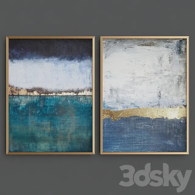 Impero Framed Painting Print 3D Model Impero Framed Painting Print 3D Model