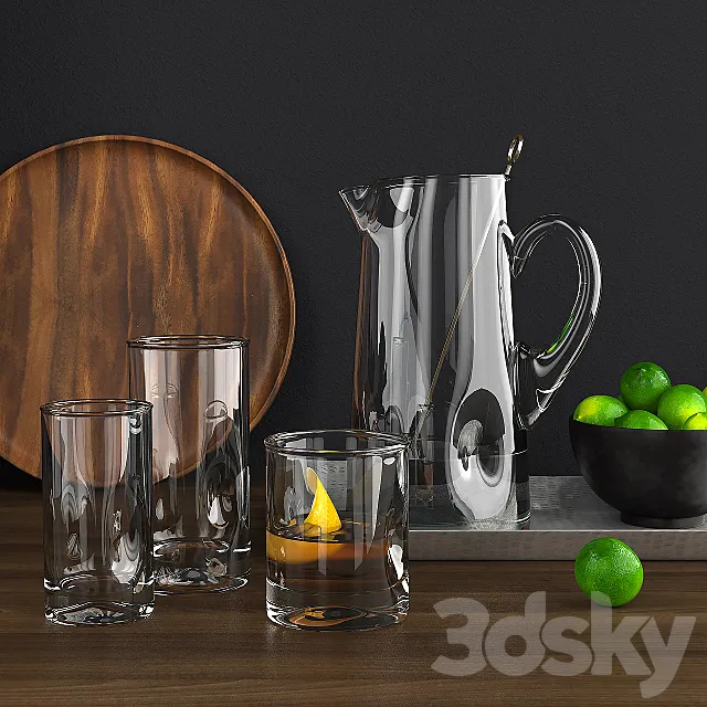 Impressions Glasses 3D Model