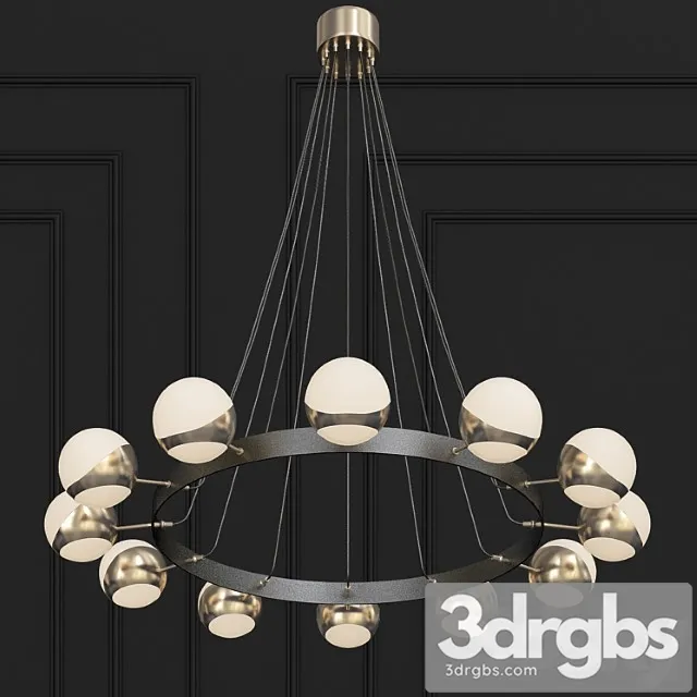 Impressive italian chandelier 3D Model Download