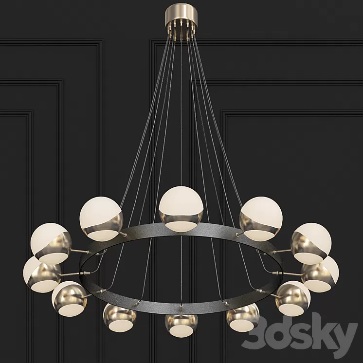 Impressive Italian Chandelier 3D Model Impressive Italian Chandelier 3D Model