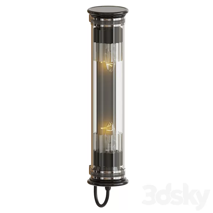 In The Tube 100-500 Wall Lamp 3D Model Free Download