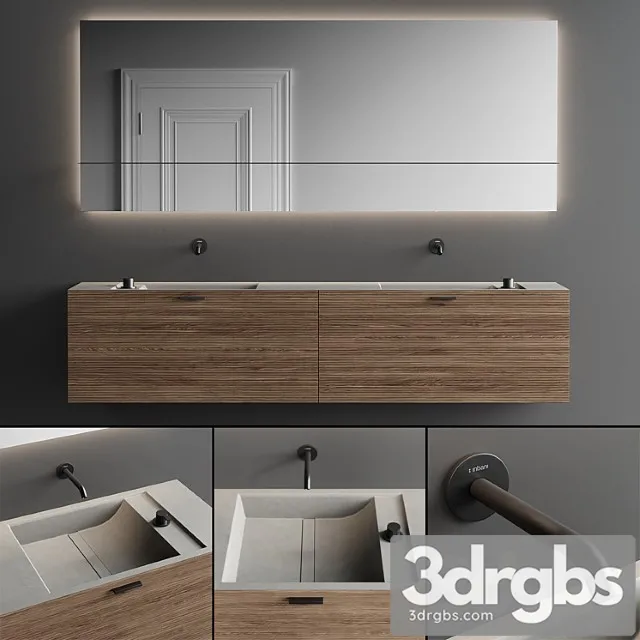 Inbani grate 03 vanity unit set 4 Inbani grate 03 vanity unit set 4