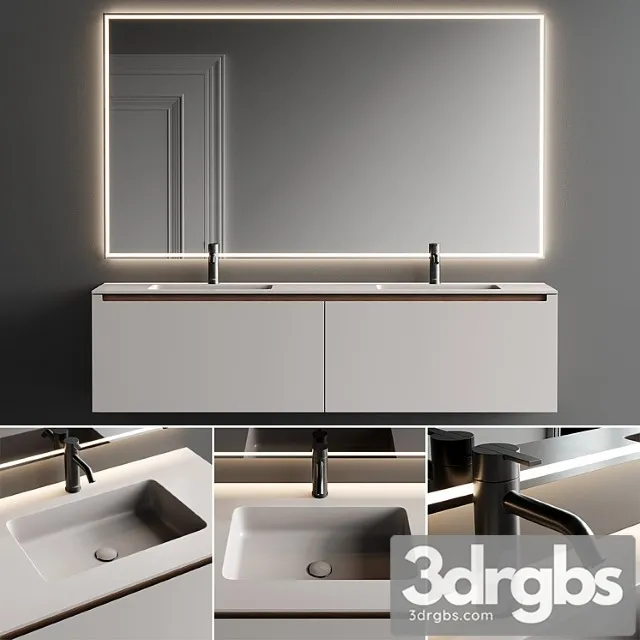 Inbani strato h vanity unit set 1 Inbani strato h vanity unit set 1