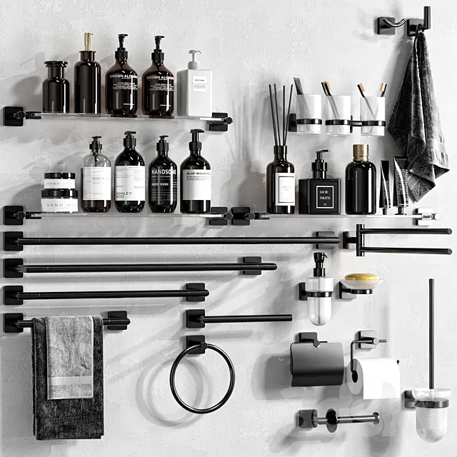 Inda Inox Bathroom Accessories 3D Model